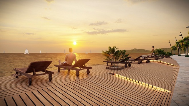 Çiftlikköy’e yeni sahil düzenlemesi ve güneşlenme terasları geliyor