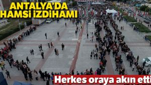 Antalya’da hamsi festivali izdihamı