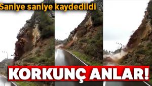 Antalya’da heyelan