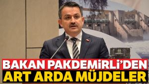 Bakan Pakdemirli'den art arda müjdeler