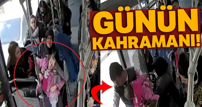 Bayılan çocuk için halk otobüsünü hastaneye sürdü