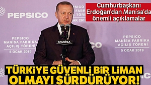 Cumhurbaşkanı Erdoğan: 'Türkiye güvenli bir liman olmayı sürdürüyor'
