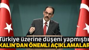 Cumhurbaşkanı sözcüsü İbrahim Kalın: 'Türkiye üzerine düşeni yapmıştır'