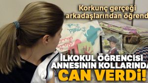 İlkokul öğrencisi annesinin kollarında can verdi