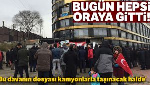Jet Fadıl mağdurlarından Caprice Gold önünde eylem