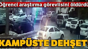 Kampüste dehşet! Öğrenci hocasını öldürdü