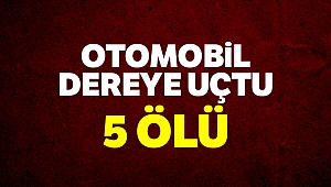 Otomobil dereye uçtu: 5 ölü |Tekirdağ haberleri