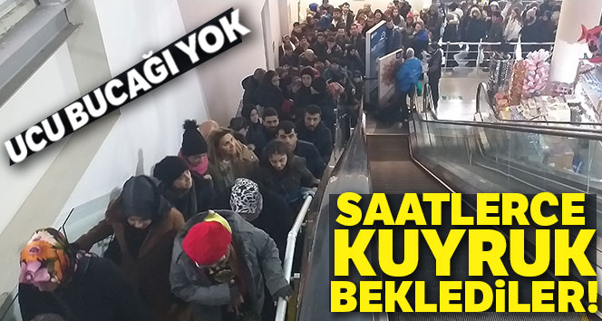 Sisten göz gözü görmüyor ama kuyruğun ucu bucağı yok