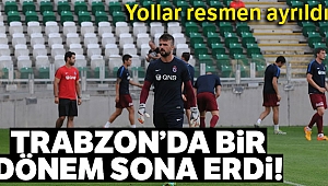 Trabzonspor'da Onur Kıvrak dönemi sona erdi