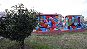 Trafolar sanat eserine dönüştü