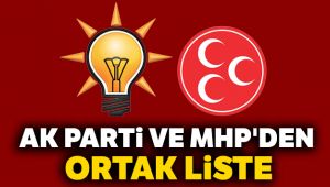 AK Parti ve MHP'den ortak liste