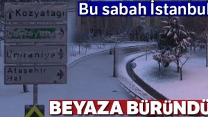 İstanbul beyaza büründü !