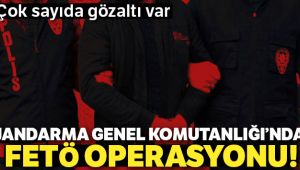 Jandarma Genel Komutanlığı'nda FETÖ operasyonu: 52 gözaltı kararı