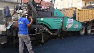 Aliağa Belediyesinden asfalt rekoru