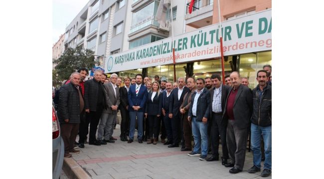 Karşıyaka Cumhur İttifakı’ndan Karadeniz Derneği’ne Ziyaret