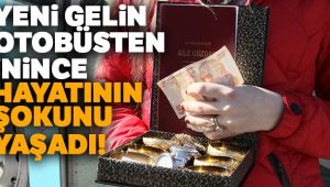 Yeni evli genç kadın halk otobüsünden indiği anda hayatının şokunu yaşadı