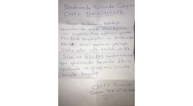 Atay’ı Duygulandıran Mektup