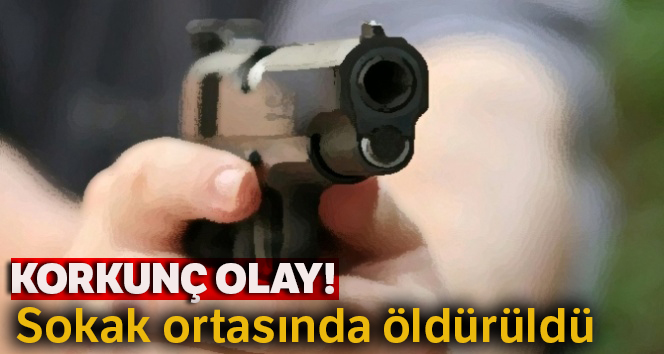 İstanbul'da bir kişi sokak ortasında öldürüldü