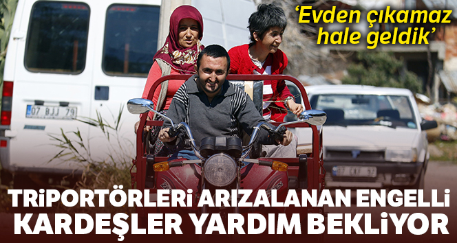 Eve mahkum olan engelli kardeşler yardım bekliyor