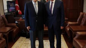 Başkan Mehmet Eriş, Vali Erol Ayyıldız’ı Ziyaret Etti
