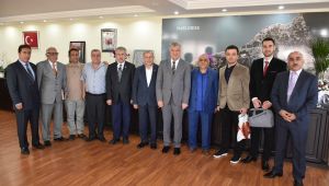 Elazığ Kültür ve Dayanışma Derneğinden Başkan Engin’e ziyaret