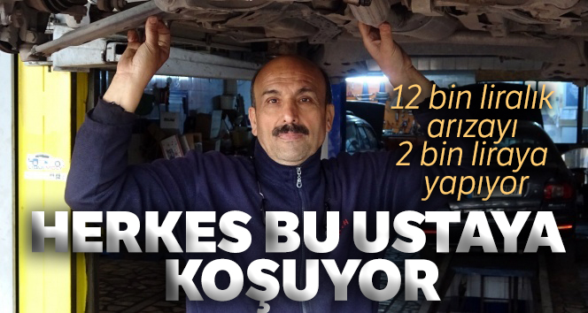 Herkes bu ustaya koşuyor...