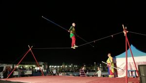 İp canbazları 40 yıl aradan sonra Torbalı’daydı