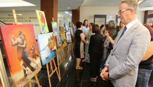 Kursiyerlerden muhteşem sergi