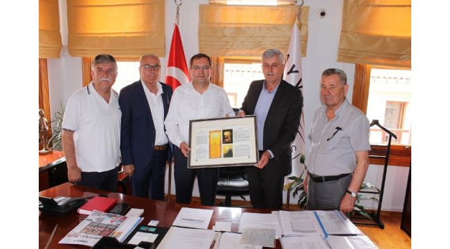 Mesut Ergin’e hayırlı olsun ziyareti