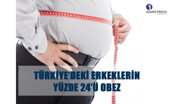Türkiye’deki Erkeklerin Yüzde 24’ü Obez