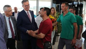 Başka Arda personeliyle bayramlaştı