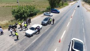  İzmir’de trafiğe havadan denetim