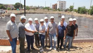 Kınık Gençlik Merkezinin temeli atıldı 