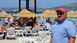 Terlemeden güneşlenilen plaj: Pırlanta 