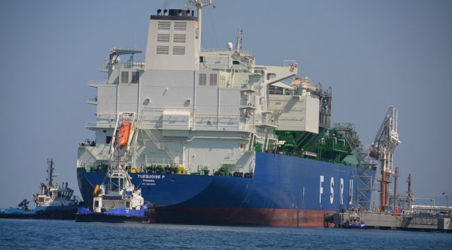 Yeni yüzer doğal gaz terminali Türkiye'de