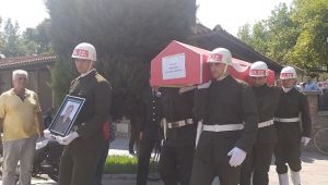 Kıbrıs gazisi son yolculuğuna uğurlandı 