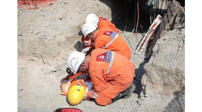 Maden Kurtarma Yarışması gerçeğini aratmadı