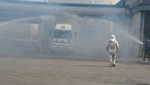 Nefesleri kesen yangın tatbikatı