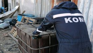 5 ton kaçak akaryakıta el konuldu