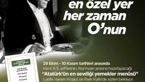 Karşıyaka’dan 10 Kasım anısına Atatürk sofrası