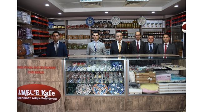 Bu markette mahkumların ürettikleri ürünler satılıyor