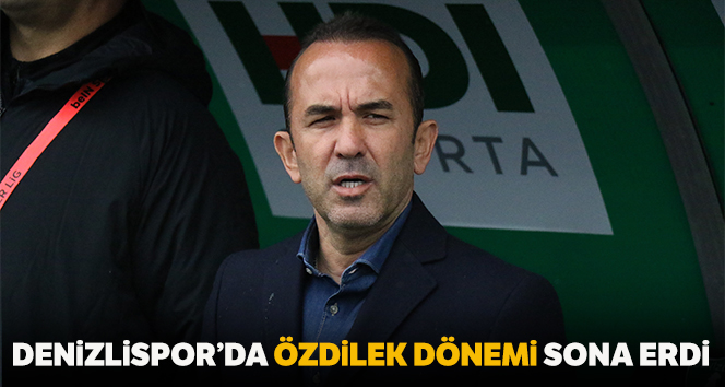 Denizlispor’da Mehmet Özdilek dönemi sona erdi