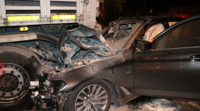 İzmir çevre yolunda feci kaza: 1 ölü