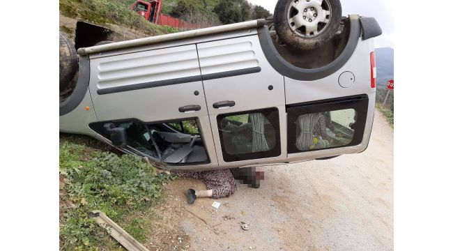 Ödemiş'de Trafik Kazası 1 ölü