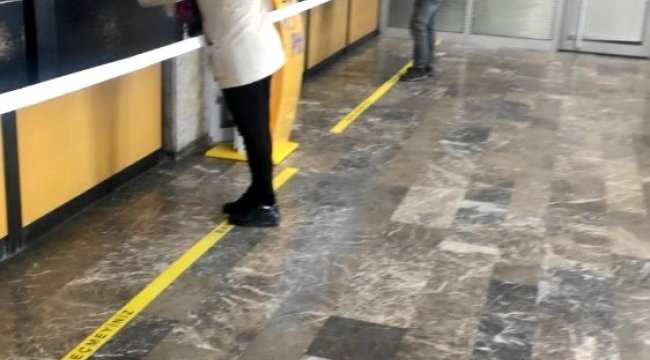 PTT'den sosyal mesafe kuralı uyarısı