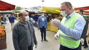 Gümrükçü’den Yenimahalle pazar yerinde denetim