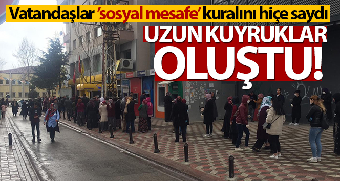 Sosyal yardım sosyal mesafeyi unutturdu