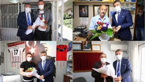 Başkan Sandal’dan muhtarlara bayram ziyareti