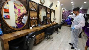 Bayraklı’da 24 mahalleye 2100 ton dezenfektan