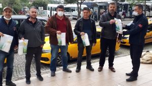 Bergamalı taksicilere Covid-19 sağlık paketi 